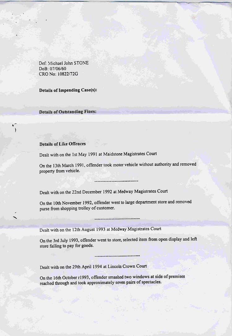 MICHAEL STONES CRIMINAL RECORD - page 5